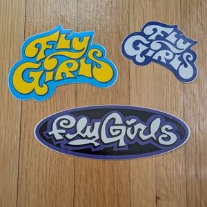 Vintage Fly Girls Sticker Set By Blackflys. 90s Eyewear Various Sizes